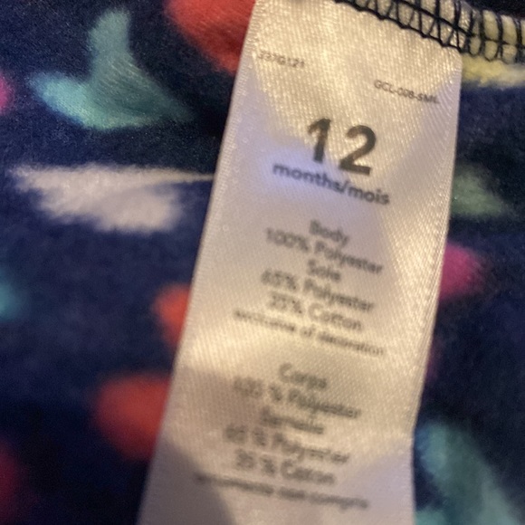 Carters girls one piece fleece sleeper. Brand new. - Picture 9 of 10